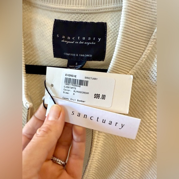 NWT Sanctuary Casey Knit Bomber - Picture 10 of 10